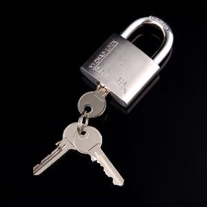 304 Stainless Steel Padlock Short Beam Anti-Theft Outdoor Household Padlock