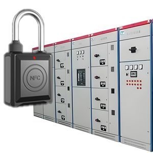 Portable NFC Padlock with Access Control Management Platform for Power Cabinet