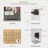 Fingerprint Password Drawer Lock Filing Cabinet Desk Storage Cupboard Locker