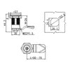 Bluetooth Function Security Smart Key Management Rugged Cylinder Cabinet Lock